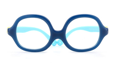 33110Boys Molly & Max Eyeglasses: Fred - Blue - SpecSMART Eye Clinic (Front View)